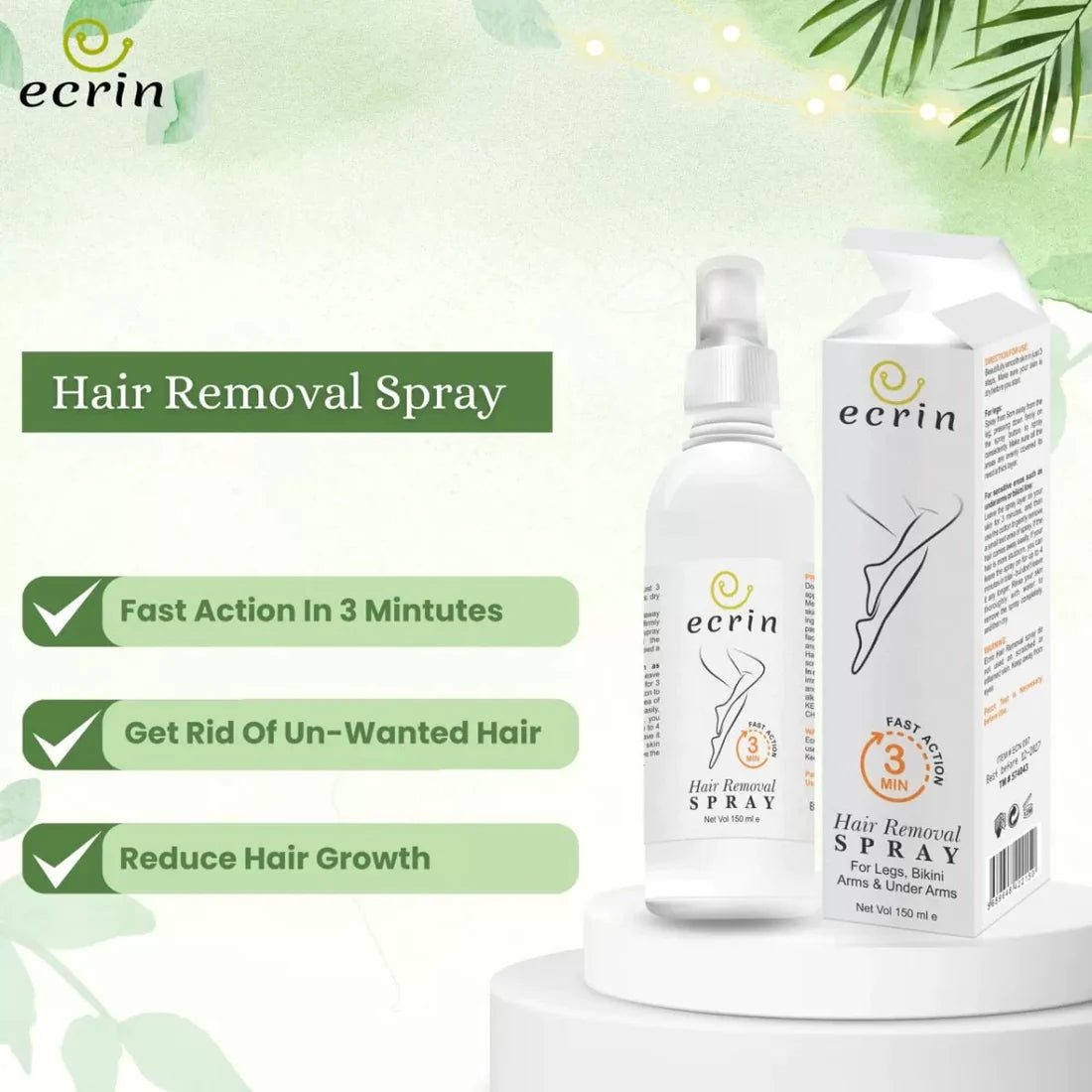 Ecrin Hair Removal Spray