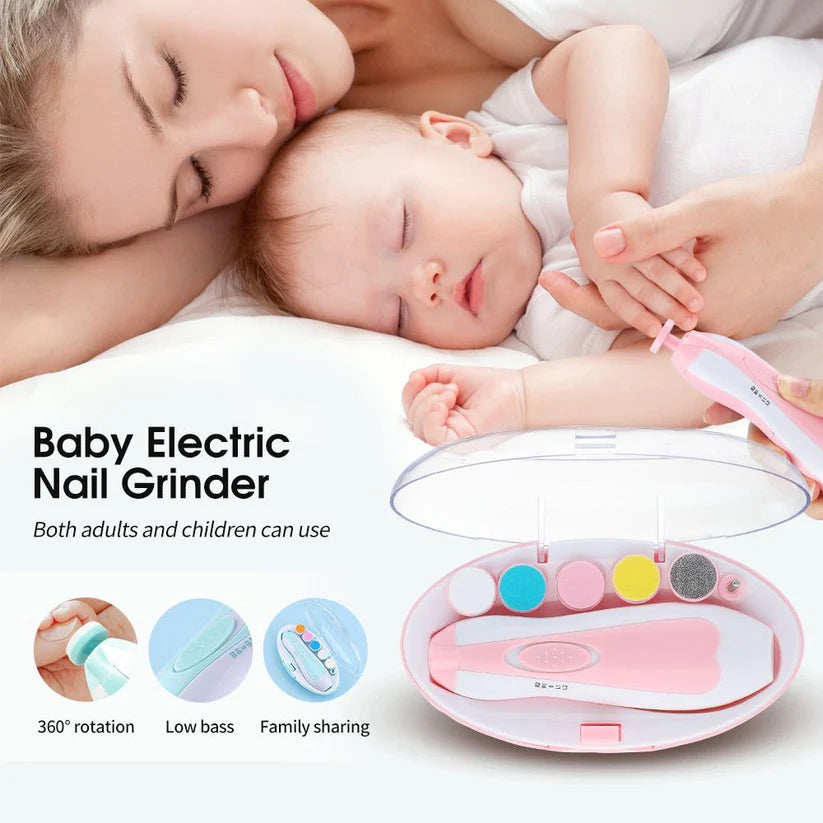 6 in 1 Baby Nail Trimmer Portable Electric Baby Manicure Pedicure Nail Clippers